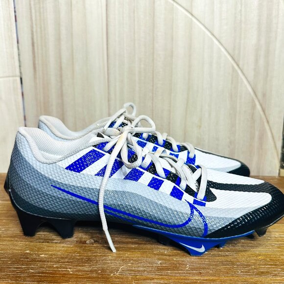 Nike Vapor Edge Speed 360 Black Game Royal Football Cleats Men's Sz: 9 - Picture 1 of 7